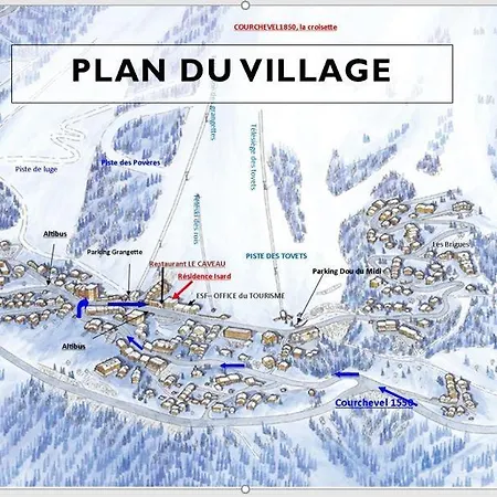 Au Pied, 3ch 2sdb Garage Terrasse Daire Courchevel